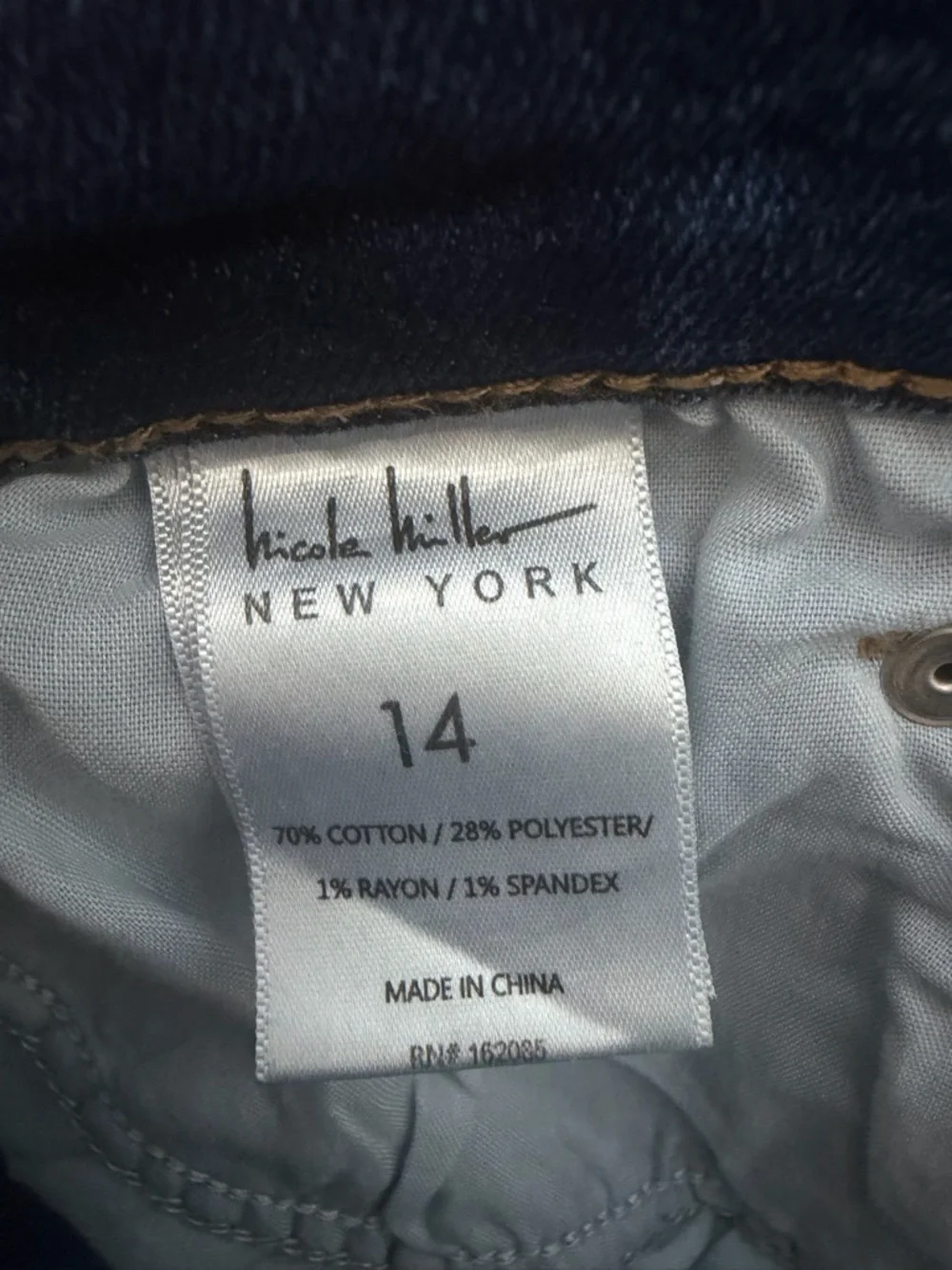 Nicole Miller Blue SOHO High Rise Bootcut Jeans